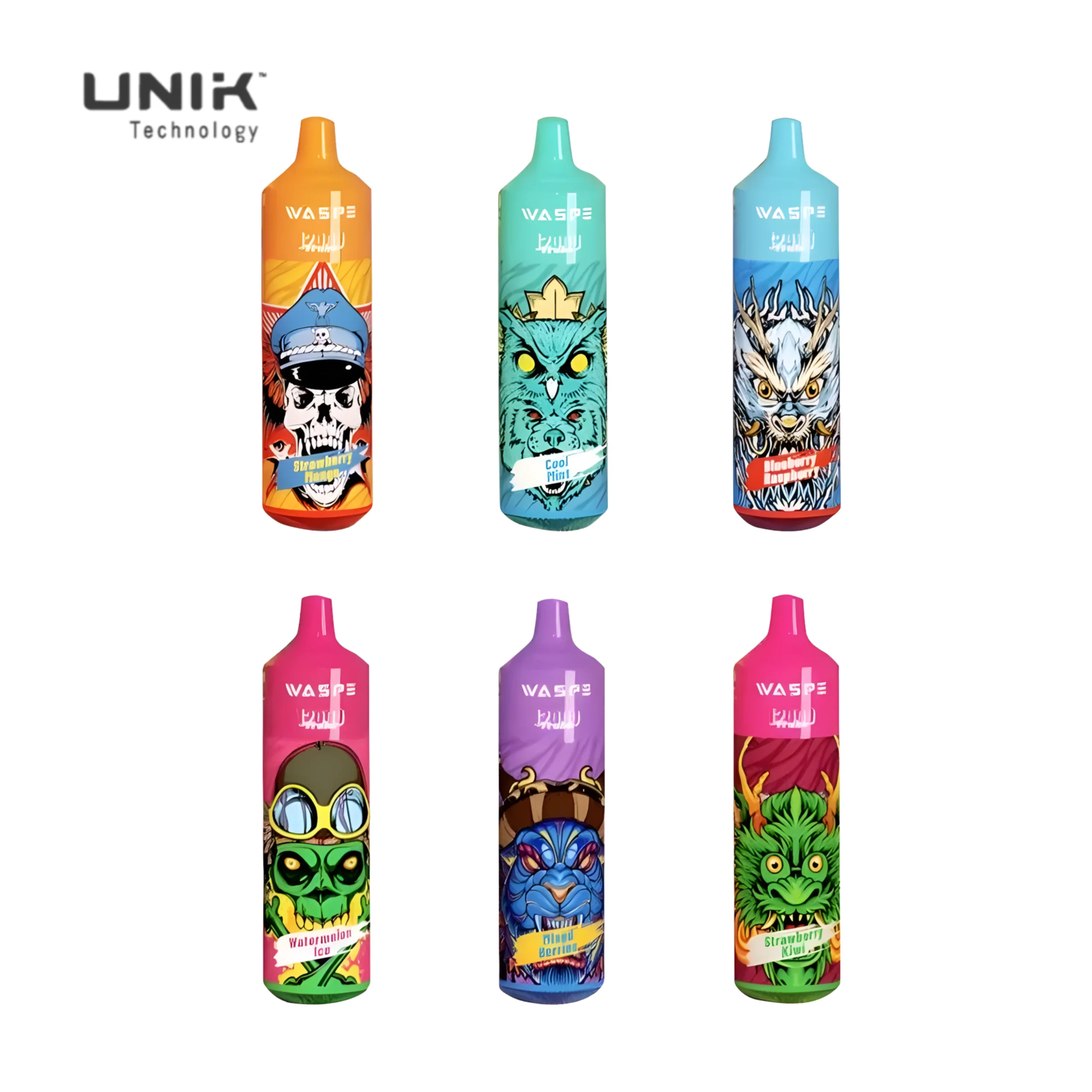 WASPE 12000 Puffs Disposable Vape Pen _ 20ml E-Liquid WASPE 12000 Puffs Disposable Vape Pen | 20ml E-Liquid - Image 1