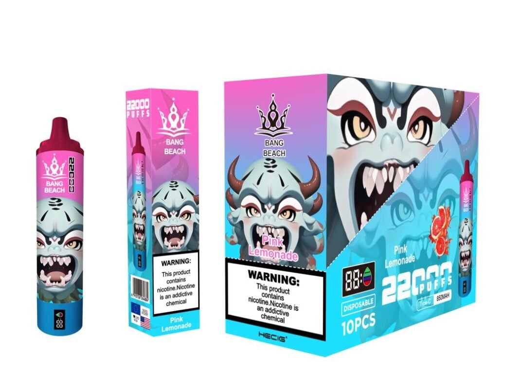 Disposable Bang beach Vape 22000 puffs, Pink Lammonade