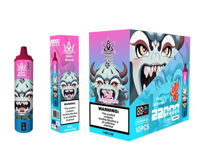 Disposable Bang beach Vape 22000 puffs, Pink Lammonade