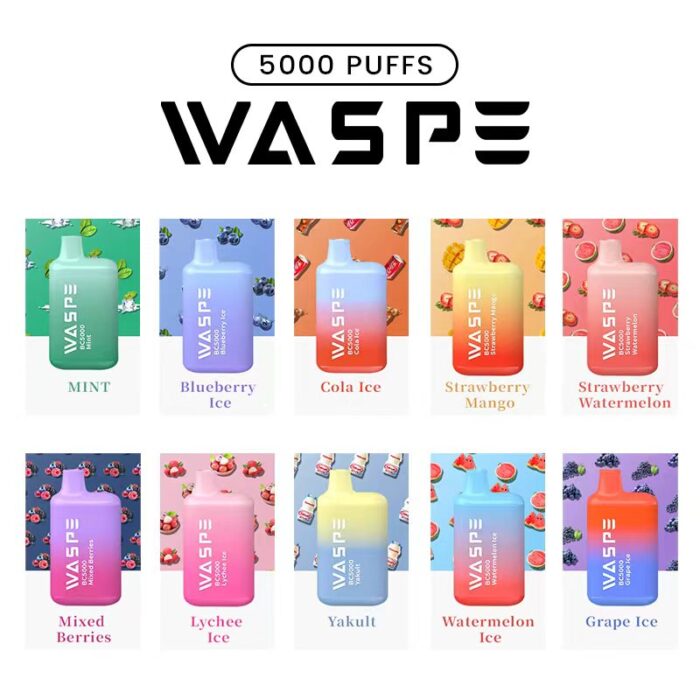 Waspe vape - 5000 puffs - different flavors picture