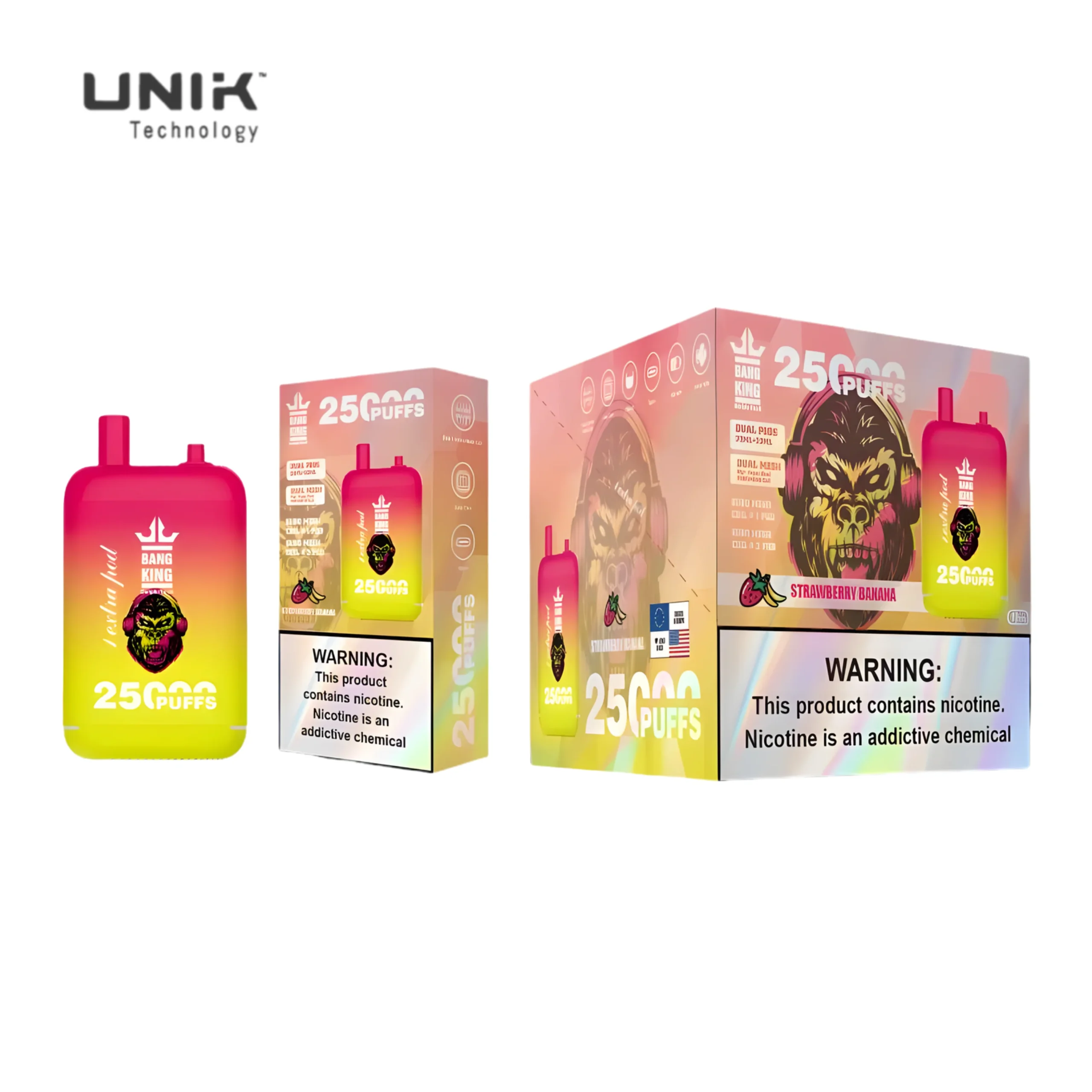 Bang King Dual Pods 25000 Puffs - Disposable Vape - UNIK Tech Bang King Dual Pods 25000 Puffs - Disposable Vape - UNIK Tech - Image 1