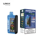 AVAPOR ULTRA SHISHA DTL 50k PUFFS with ICE & NIC adjustable functions